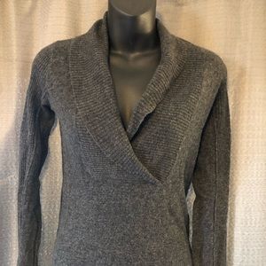 Old Navy shawl collar fitted sweater